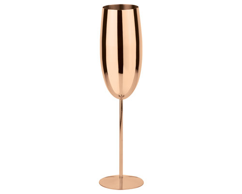 M&T Flûte 27 cl acier inoxydable couleur cuivre