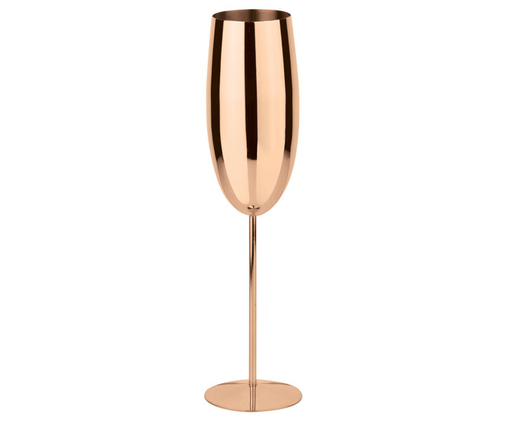 M&T Flûte 27 cl acier inoxydable couleur cuivre