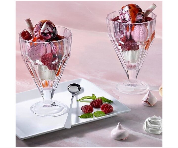 PASABAHCE Ice cream -  sundae cup 43 cl " Pleats "