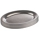 M&T Oval tray 26,5 x 19,5 cm stainless steel 18/8 antique look