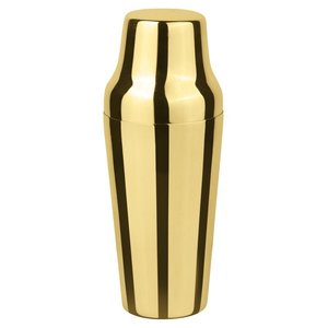 M & T  Shaker Calabrese 90 cl gold colored stainless steel