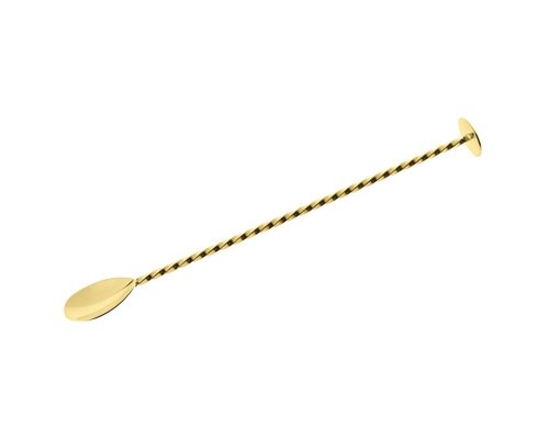 M & T  Barspoon 28 cm  gold colored stainless steel