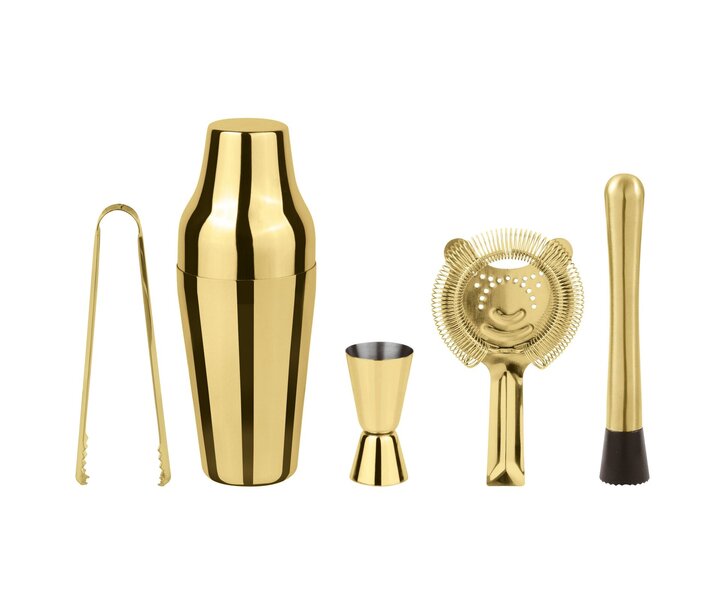 M&T Barset gold 5 pcs colored stainless steel