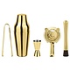 M&T Ensemble de bar 5 pcs  acier inoxydable couleur doré