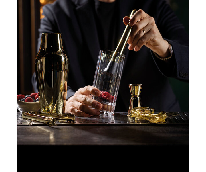 M&T Barset 5 delig goudkleurig roestvrijstaal