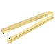 M & T  Ice cube tong gold colored stainless steel