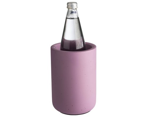 M&T Seau à vin en beton couleur rose " Element "