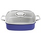 PADERNO Casserole square blue  4 liter " Serie 2300 "