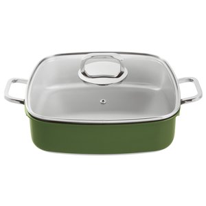 PADERNO Kookpot vierkant groen 4 liter  " Serie 2300 "