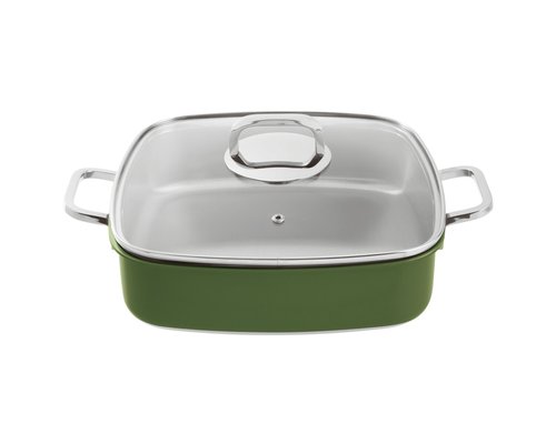 PADERNO Casserole carrée verte 4 litres " Série 2300 "