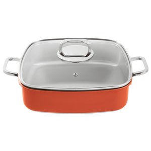 PADERNO Casserole carrée orange 4 litres " Série 2300 "