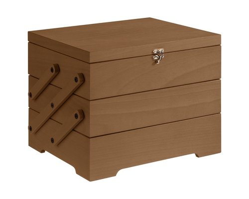 M&T Buffet box with 3 compartiments foldable made of dark oiled oak