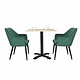 M & T  Dining chair green