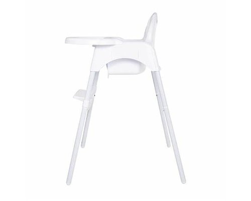 M & T  Kinderstoel wit in hoogte verstelbaar : 52- 86 cm