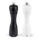 PEUGEOT  Set peppermill & saltmill 15 cm " Tahiti "  black & white