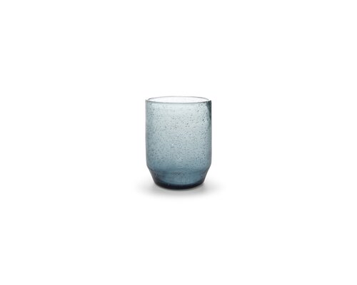 M & T  Watergoblet 34 cl blue " Drip "