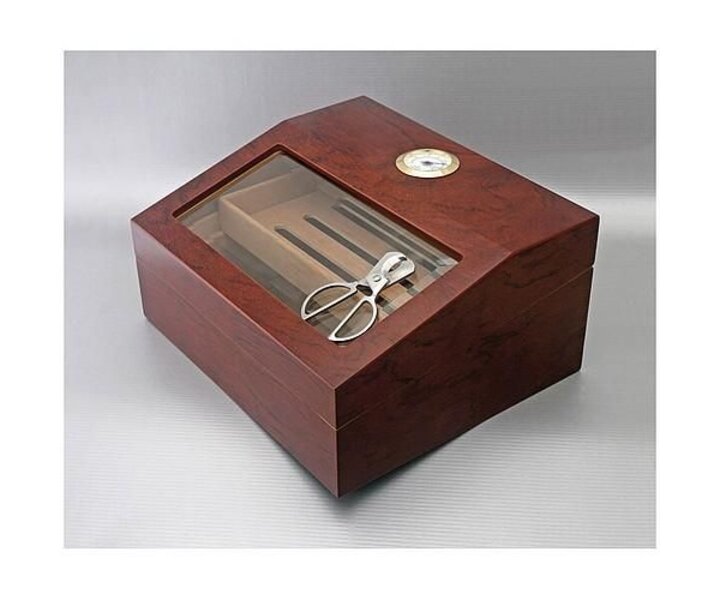 M&T Boite / humidor à cigares avec ciseaux
