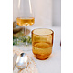 M & T  Watergoblet 34 cl amber " Drip "