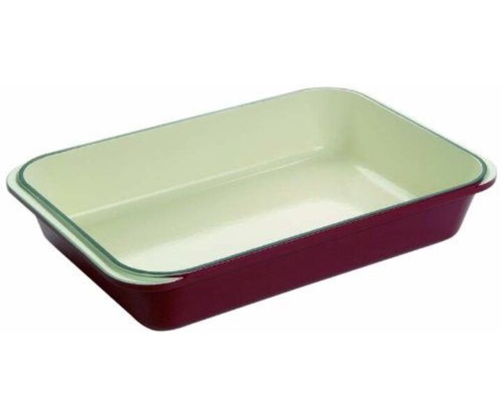 CHASSEUR  Rectangular oven dish red cast iron