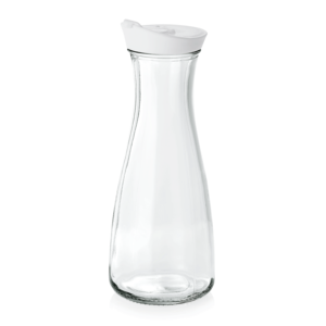 M & T  Bottle / Jug 1 liter with white plastic cap