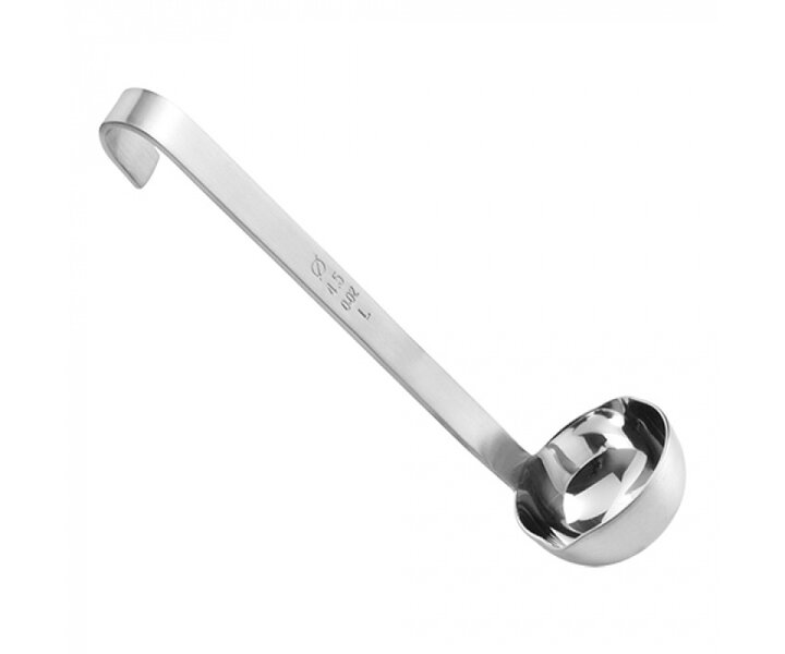 M&T Pollepel / sauslepel 4,5 cm monobloc met korte haaksteel