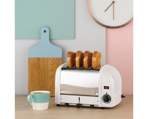 DUALIT  Toaster 4 slices color : white