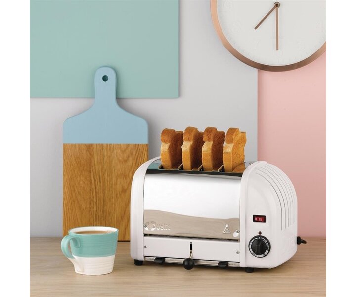 DUALIT  Toaster 4 slices color : white
