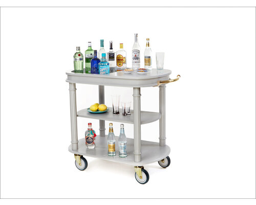 M & T  Serving trolley off-white finish