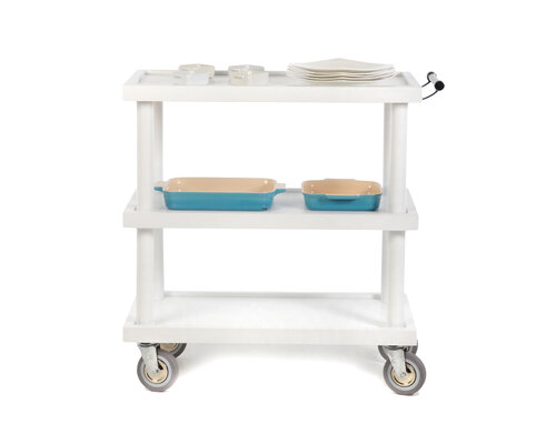 M & T  Serving trolley off-white finish