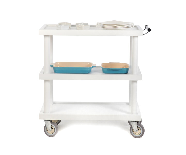 M&T Chariot de service finition couleur blanche