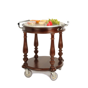 M & T  Traditional Cheese trolley with marble top