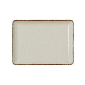 M & T  Assiette rectangulaire 18 x 13 cm " Smilla Sand "