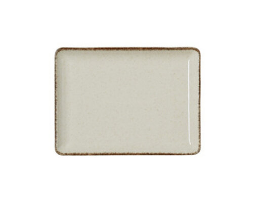 M & T  Rectangular plate 18 x 13 cm  " Smilla Sand "