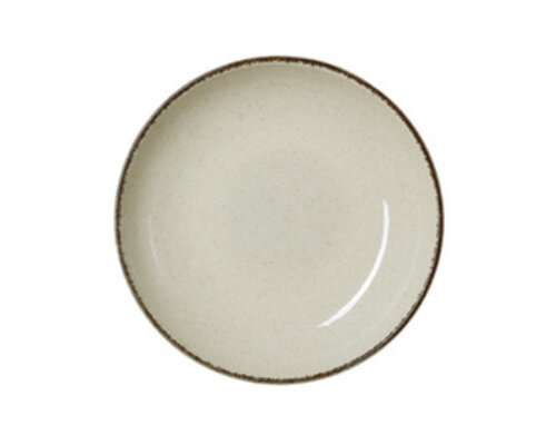 M & T  Deep coupe plate 21 cm " Smilla Sand "