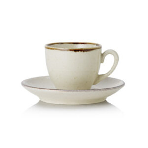 M & T  Demi-tasse cup 9 cl  / with saucer 12 cm " Smilla Sand "