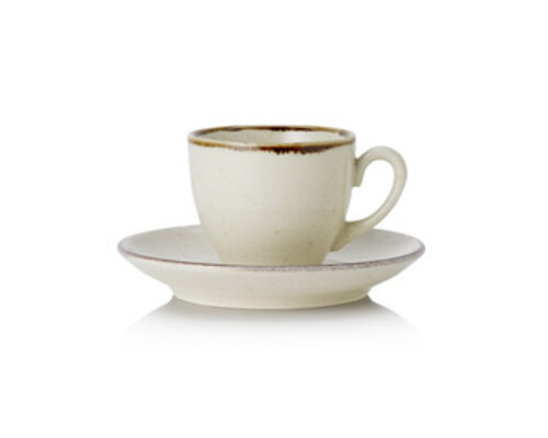 M & T  Demi-tasse cup 9 cl  / with saucer 12 cm " Smilla Sand "