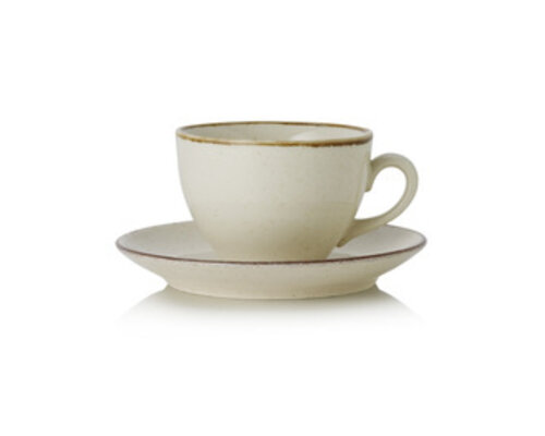 M&T Breakfast cup 22 cl  with saucer 14,5 cm " Smilla Sand "