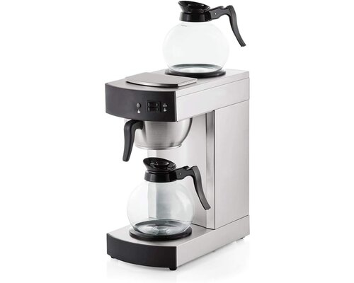 M & T  Coffee machine incl 2 glass jugs 1,8 liter
