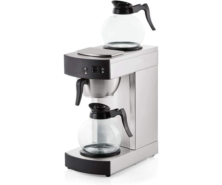 M&T Machine à Café livrée avec 2 cruches en verre 1,8 liter