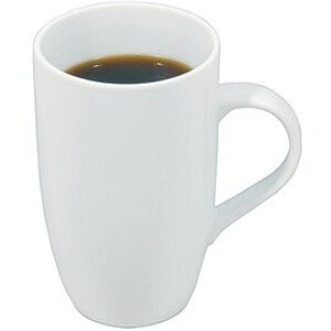 M & T  Mug white porcelain 30 cl for serving coffee or tea