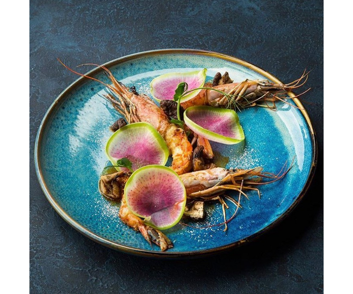 F2D Assiette plate 31 cm Nova Blue