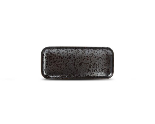 F2D Rectangular plate 22 x 10 cm  Black Oxido