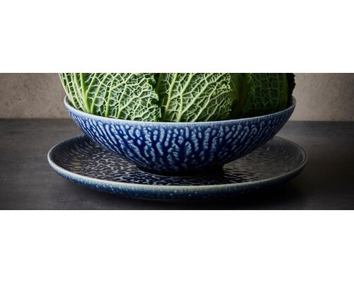 F2D Bol - Assiette creuse 22,5 cm Cobalt Oxido