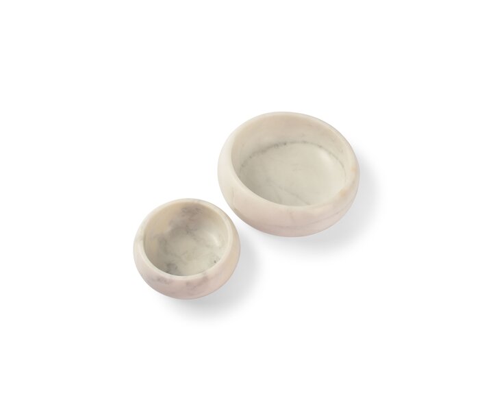 CHIC TABLEWARE  Kommetje 10 cm gemaakt van natuur marmer " PURA "