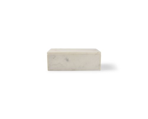 CHIC TABLEWARE  Boîte de service avec couvercle en marbre naturel "PURA "