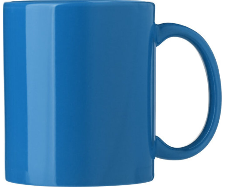 M&T Koffie & theebeker 30 cl  blauw aardewerk