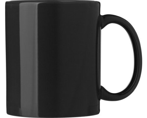 M&T Coffee & tea mug 30 cl -  black earthenware