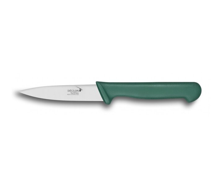 DéGLON  Paring knife 10 cm green handle