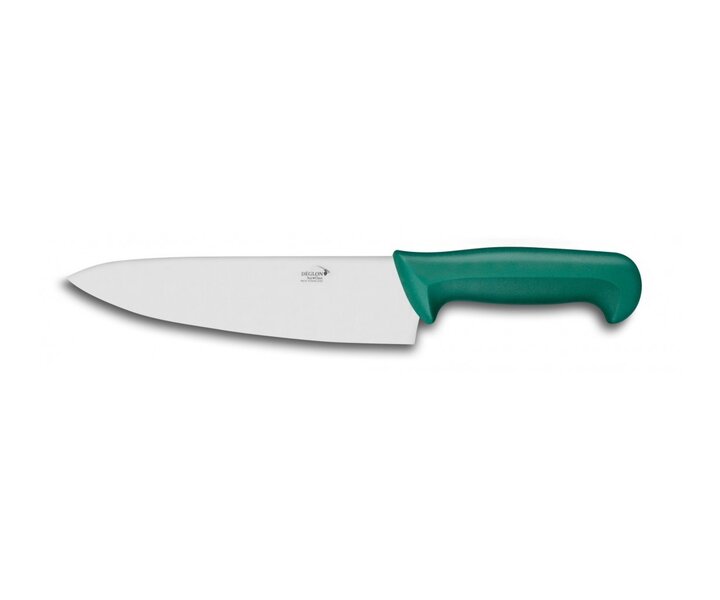 DéGLON  Chef's knife 25 cm with green handle  " Eminceur "