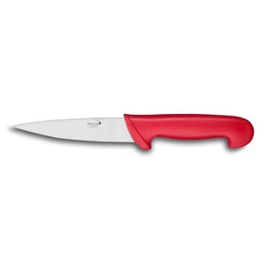 DéGLON  Couteau à désosser manche rouge  lame large 14 cm